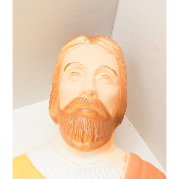 Nativity Joseph Blow Mold Poloron Prods Hard Plastic 26 Inch Lighted Christmas - Picture 11 of 12